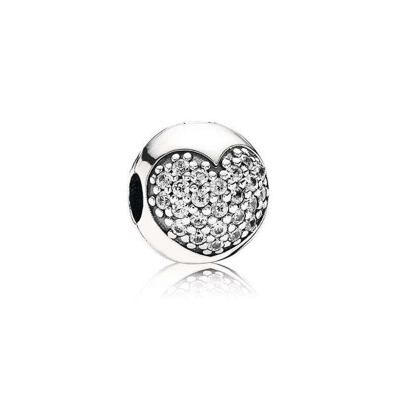 Pandora Love Of My Life Clip Charm - Sterling Silver/Cubic Zirconia - Canada | LI7789JG